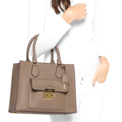 michael kors bridgette top handle|MICHAEL Michael Kors Bridgette Medium East West Tote .